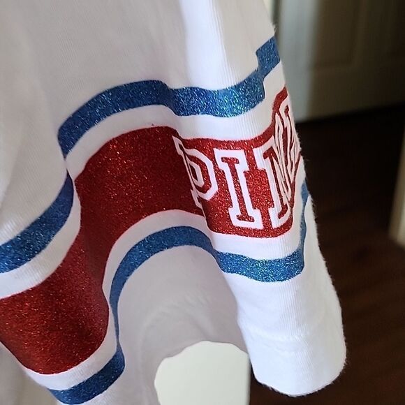 PINK Patriotic Cropped Top - Picture 3 of 10